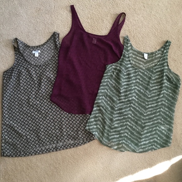 Old Navy Tops - Set of 3 sheer tank tops